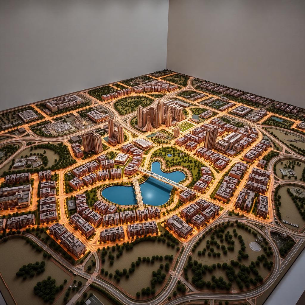 Master model walkthrough — 17 districts