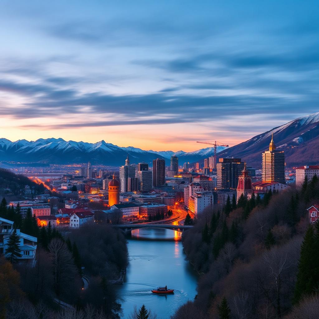 Confluence Capital — Sarajevo valley at twilight