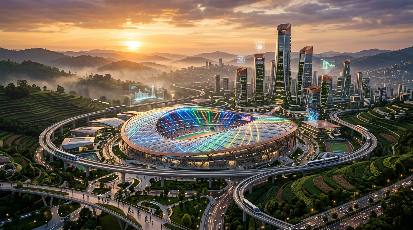 Kigali Innovation Capital — Copper-roofed civic anchor