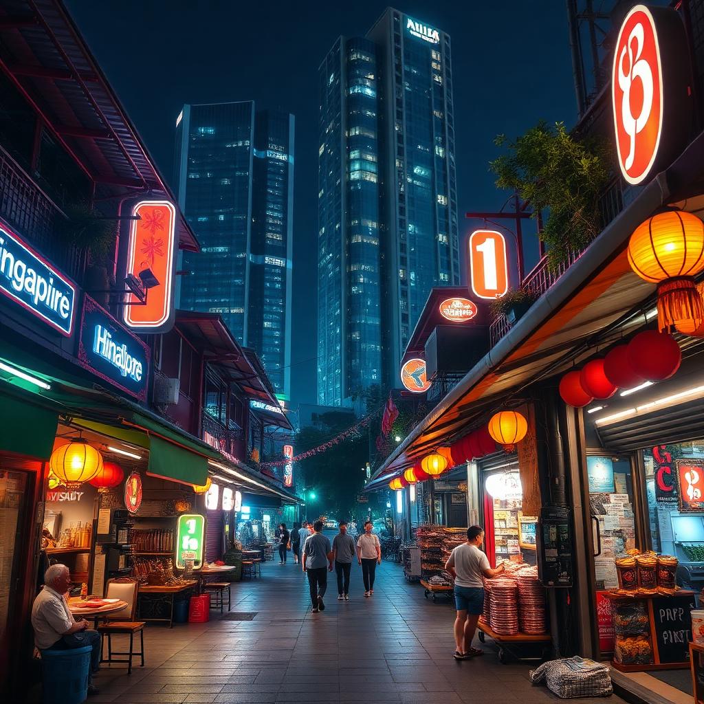 Equator Sovereign City — Lantern-lit cultural district