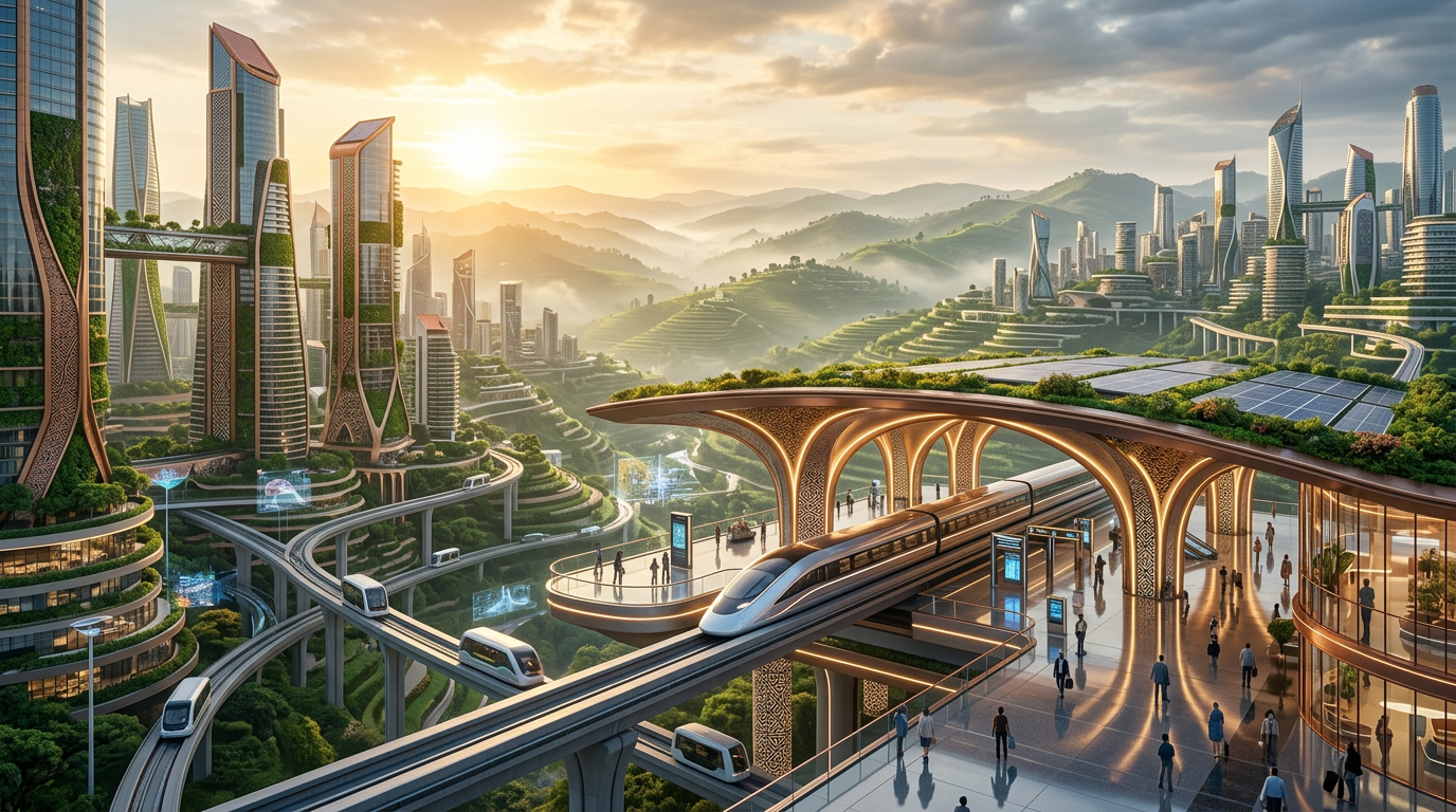 Kigali Innovation Capital — Geometric cultural square