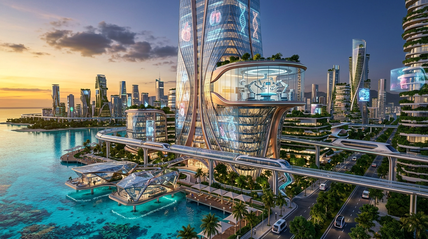 Indian Ocean Sovereign City — Sugarcane-to-industry coastal refinery