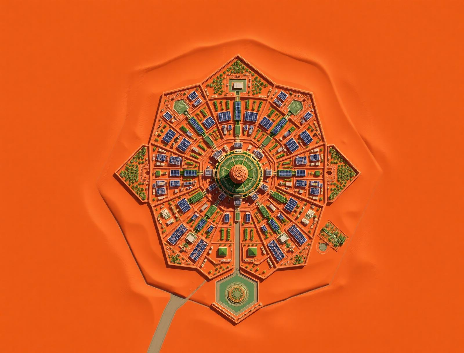Kalahari Diamond City masterplan diagram