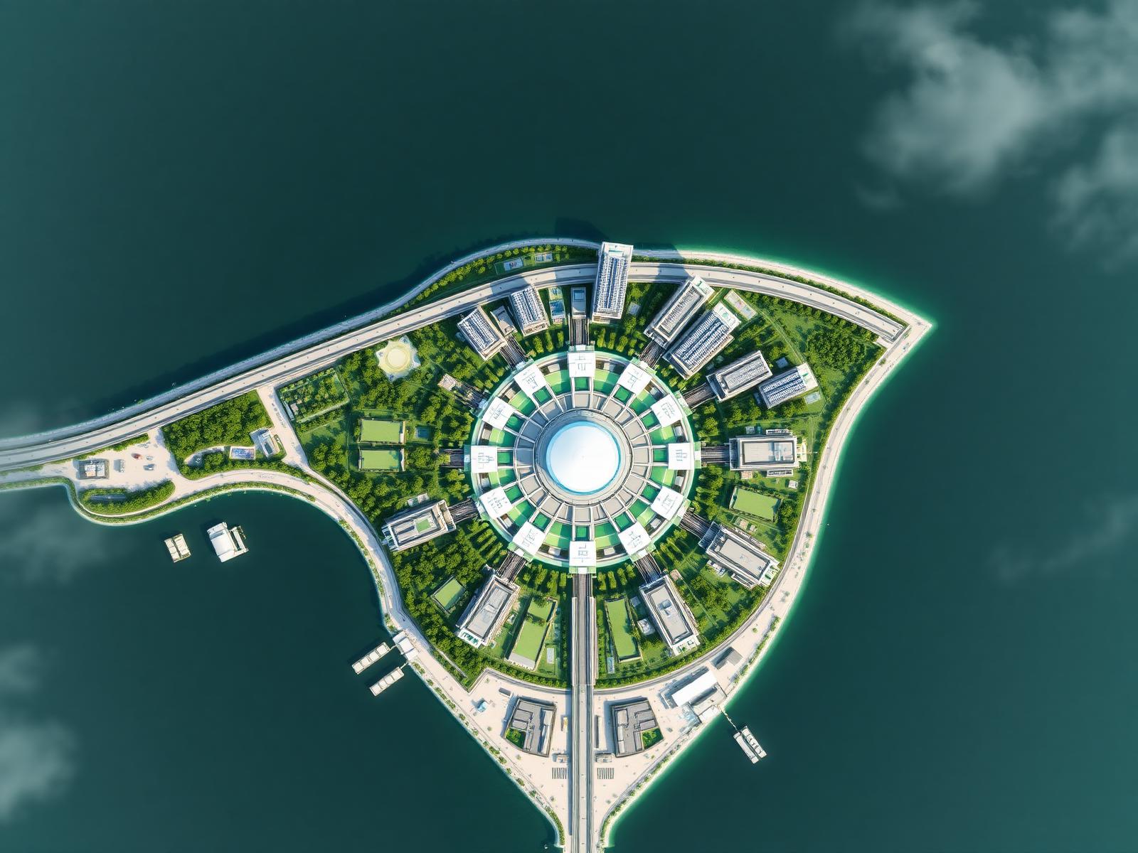 Equator Sovereign City masterplan diagram