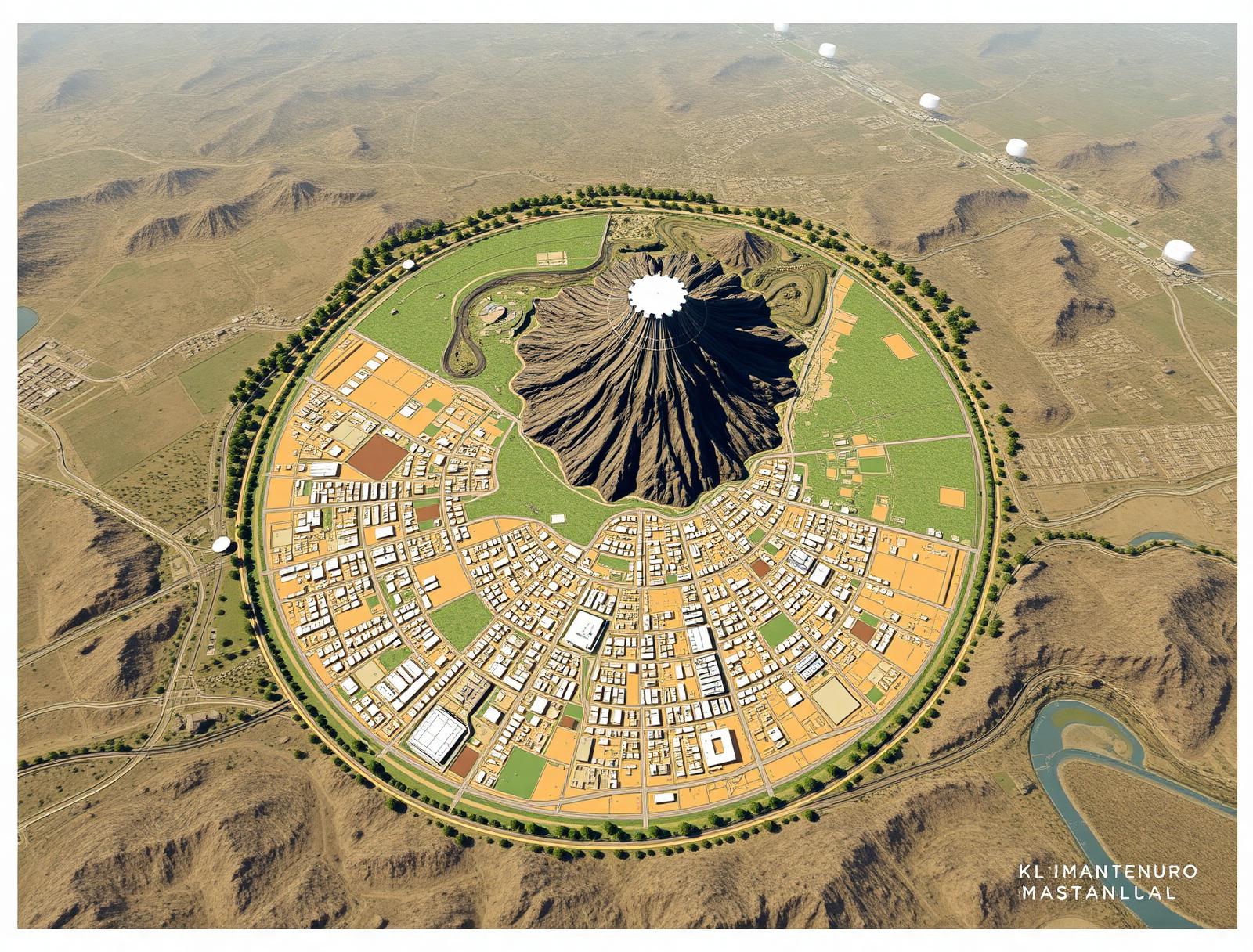 Kilimanjaro Horizon City masterplan diagram