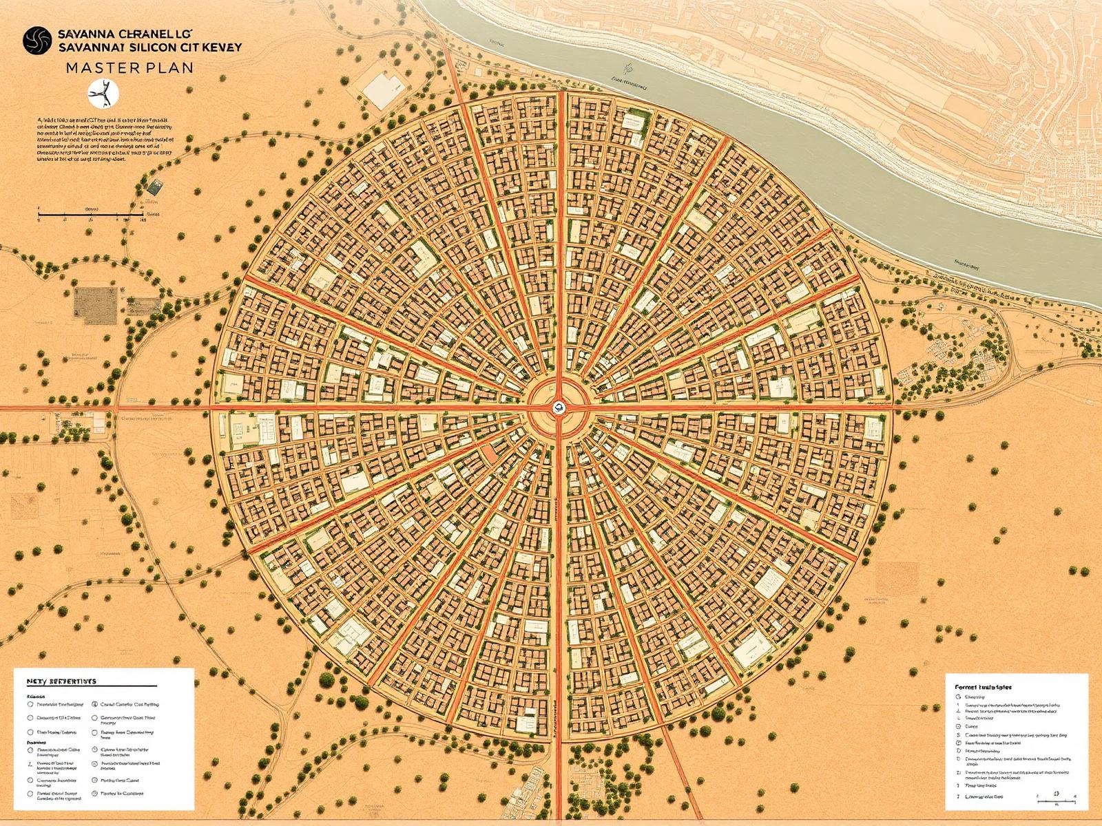 Nairobi Continental Capital masterplan diagram