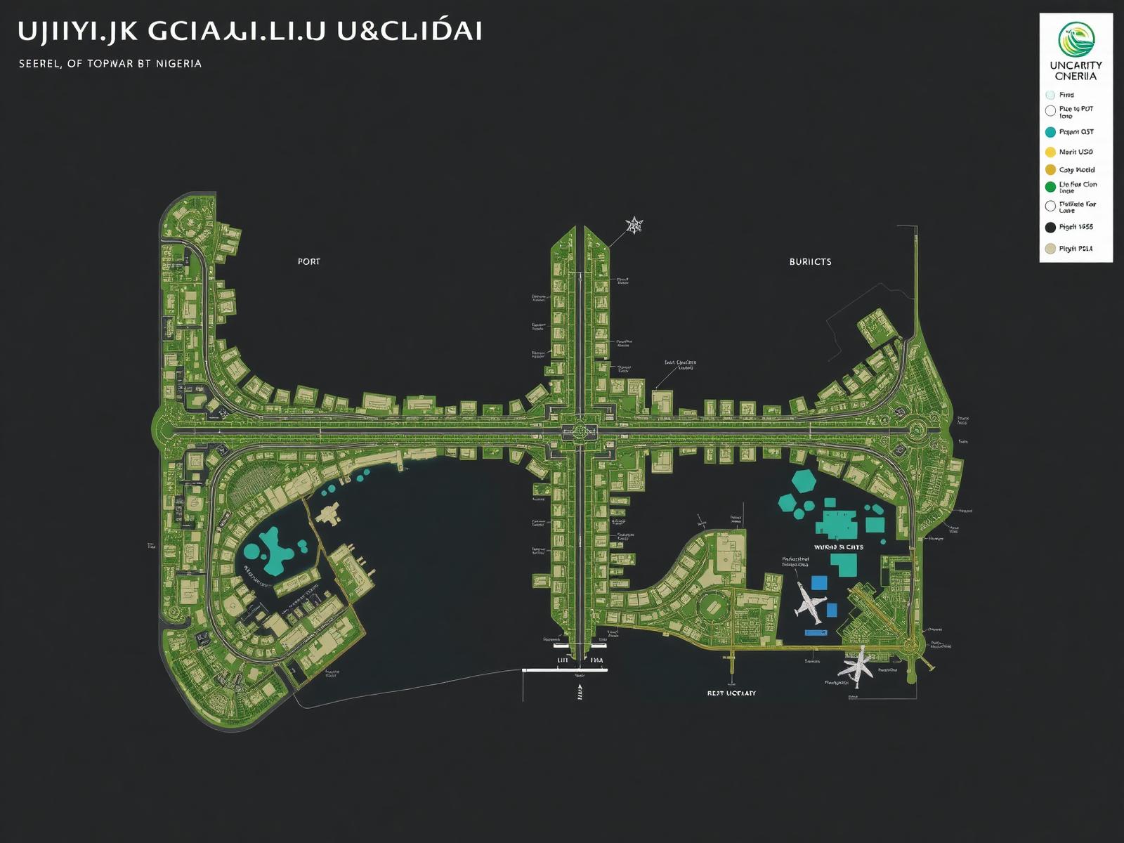 Unity Global City masterplan diagram