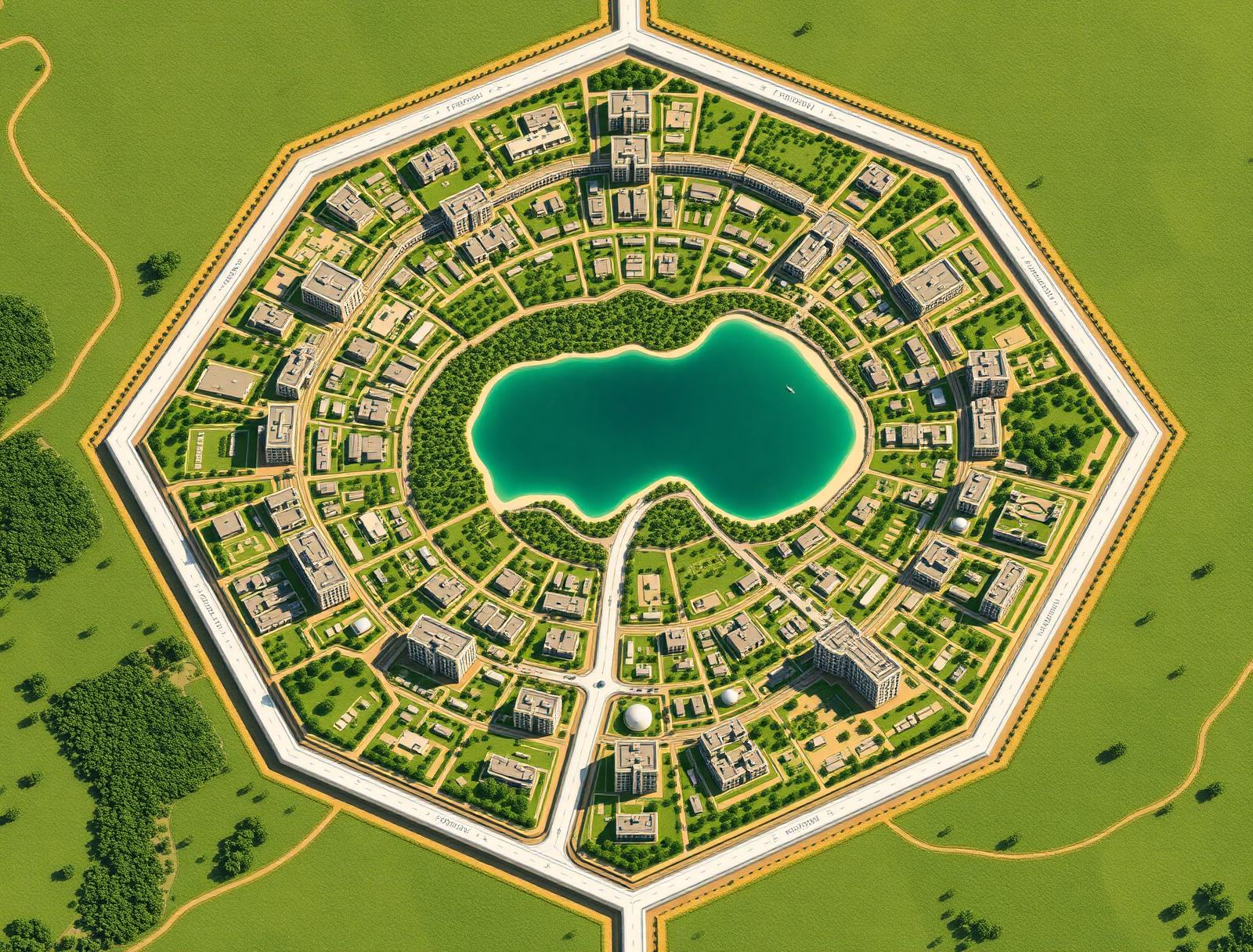 Prosperia City masterplan diagram