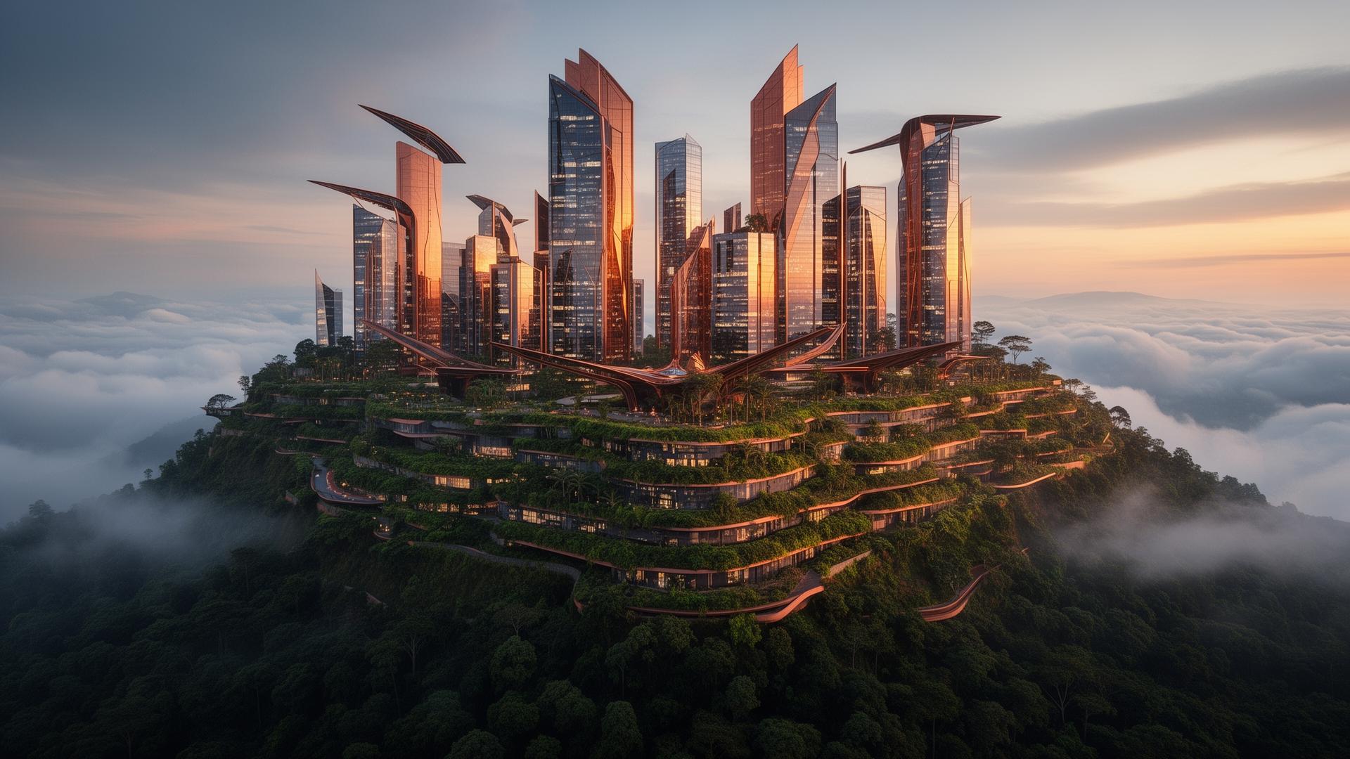 Kigali Innovation Capital financial district skyline