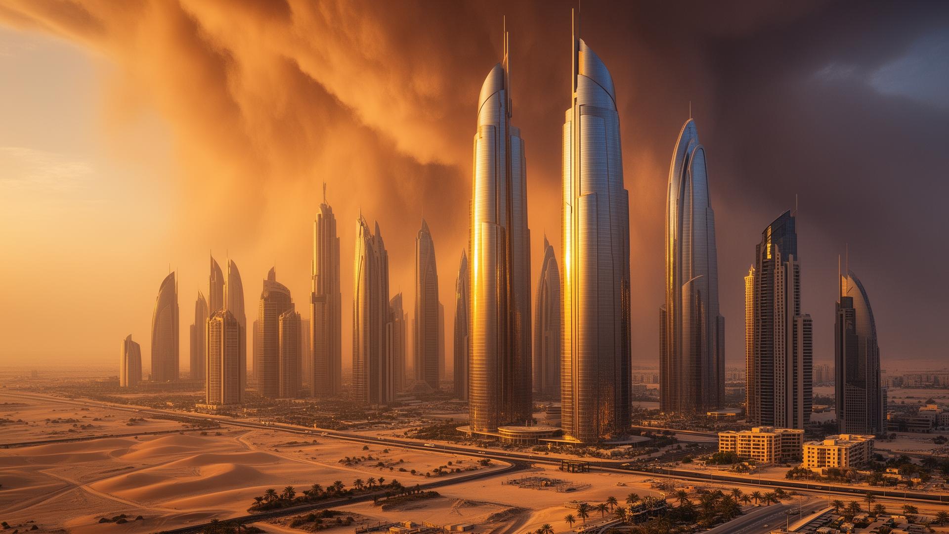 Arabian Horizon Capital financial district skyline