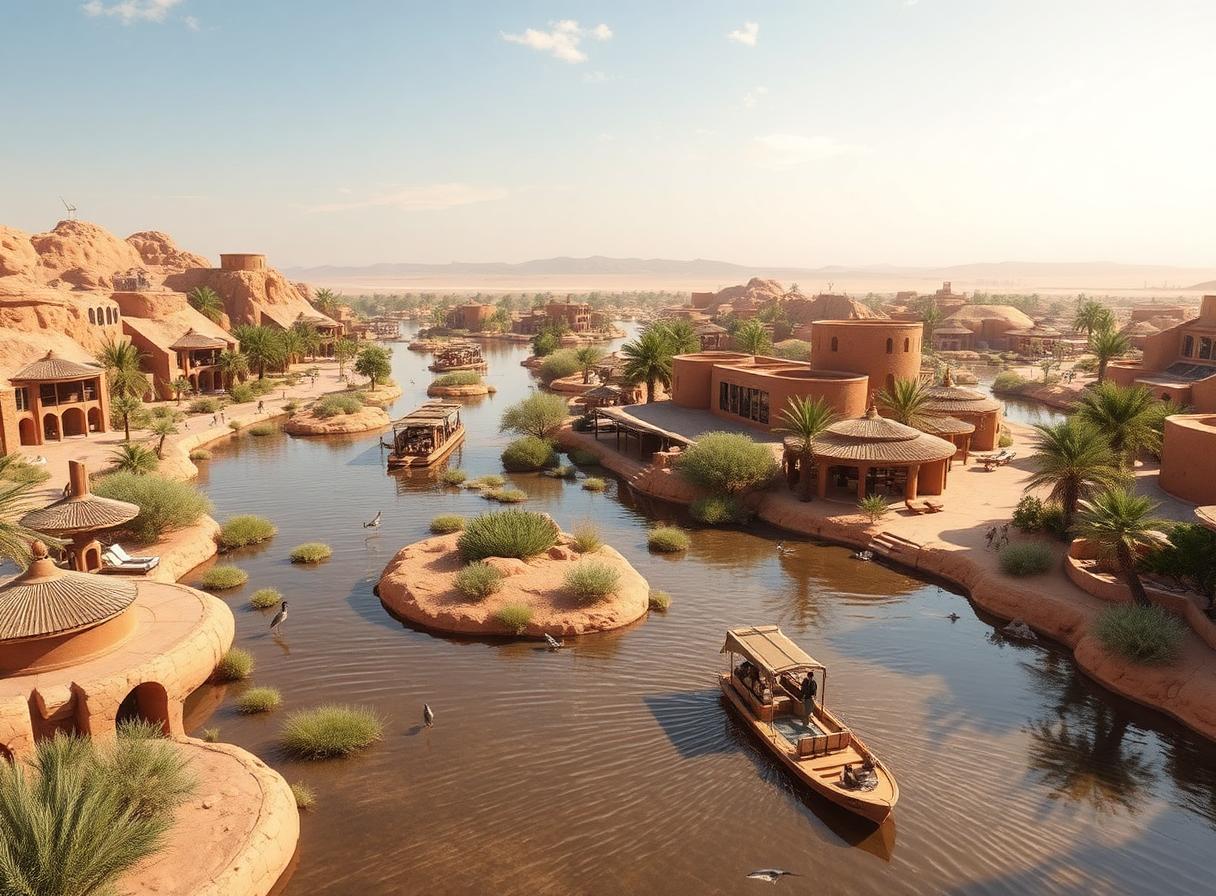Kalahari Diamond City waterfront